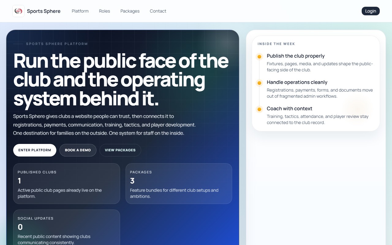 SportSphere screenshot